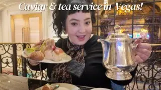 Vegas Luxury Caviar Tea | Petrossian Bar Review