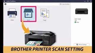 BROTHER DCP T220 PRINTER SCAN SETTING || Copy 2 Sided || Brother printer 2 side xerox