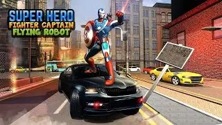 Super Captain Flying Robot City Rescue Mission Android Gameplay