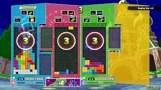 Puyo Puyo Tetris 2 PC Arle VS Ms. Accord & Satan Swap Mode