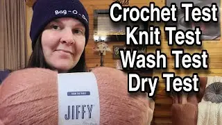 NEW YARN Lion Brand JIFFY YARN Review