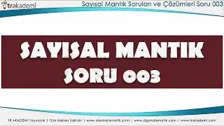 ALES Sayısal Mantık Soru 003 : Bölme Bölünebilme EBOB ve EKOK
