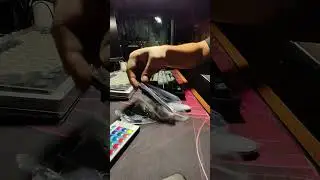 Распаковка беспроводной механической клавиатуры akko 3098b