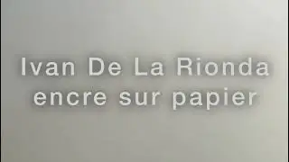 Iv&aacute;n de la Rionda, artiste peintre, atelier moulin de le faou, Bretagna Francaise