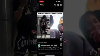 Minnesota rapper gets robbed in Oblock for chain 😳#chicago #oblock #kingvon