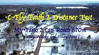 C-Fly 2 Faith 2 Distance Test (870m)
