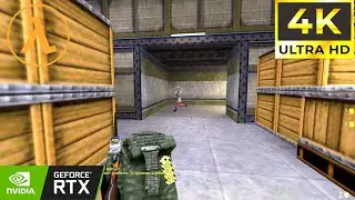 [4K] Nostalgia l Half-Life 1 - Stalkyard Map - Multiplayer Gameplay (No Commentary)