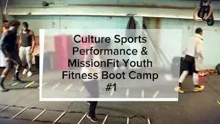 Amani runs his first youth fitness boot camp at MissionFit!