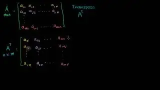 Bir Matrisin Transpozu (Devriği) (Lineer Cebir)