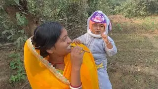 अंश तो नीम का दातुन से मुँह धो रहा 😳 इतना कड़वा से कैसे 😳