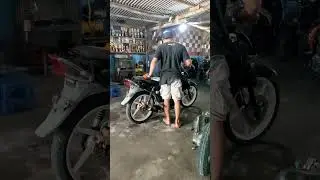 Supra x 125 bore up 62mm cek sound 🔥 kph 174cc #suprax125 #boreup #fyp #shorts