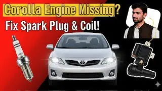 Toyota Corolla XLI GLI Engine Missing Problem | Spark Plug & Ignition Coil Rubber Solution