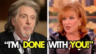 Al Pacino Storms Off The View After Viral Clash With Joy Behar