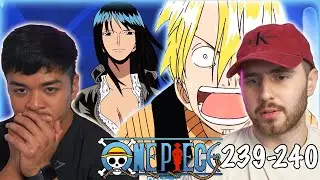 РОБИН ПОКИДАЕТ КОМАНДУ!? - One Piece Эпизоды 239 и 240 РЕАКЦИЯ + ОБЗОР!
