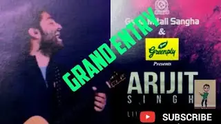 Arijit Singh's || GRAND ENTRY 🔥🔥 in Live Concert || Best Ever Entry ❤❤ || Full HD ||