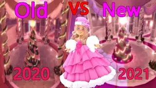 OLD Apartment Lobby VS NEW Apartment Lobby Royale High Christmas Update
