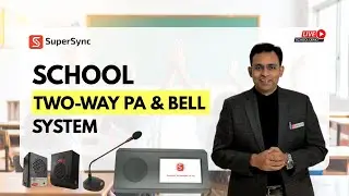 India&rsquo;s First Touch-Screen School Broadcasting System | Two-Way PA + Smart Bell | Live School Demo