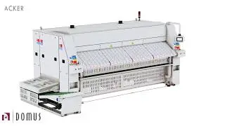 Sextans kompakt katlamalı, istifli ütü #flatworkironer #compactironer #laundryironer #silindirutu