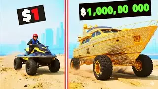 $1 to $1,000,000 BOAT CAR in GTA 5