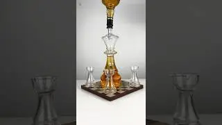 Best gift to get for a chess lover #chess #chesslover #giftideas #knight #glassware #decanter