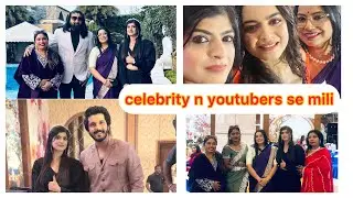 indore me celebrity and youtubers se mili.. #celebrityshoot #vlog 