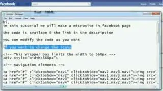 static fbml tutorial(2)microsite