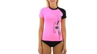 Volcom Women's Rainbow Rebellion S/S Rashguard | SwimOutlet.com