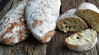 PANE CIABATTA fatto in casa
