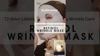 ✨ Dr.G Black Snail Retinol Wrinkle Mask ✨  #roaexpo