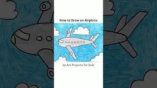 How to Draw an Airplane #drawingforkids