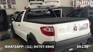 Fiat Strada 2017 - Capota Marítima Flash Cover - Capota Marítima para Strada - Dk136 Acessórios