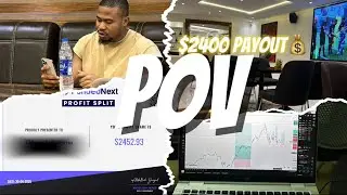 DAY IN A LIFE| $2400 Payout with Fundednext(Live Withdrawal)