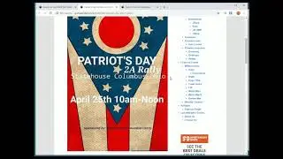 Gun-A-Thon - 1st Shots at Creedmoor - Ohio 2A Rally April 25 - Firearm History at GunCalendars.com