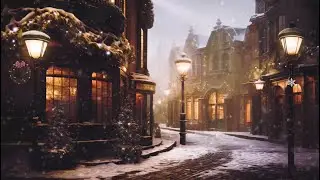 Down Ye Olde Pub - Winter Ambience - Instrumental Christmas Jazz Music - 4K