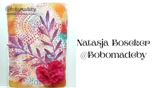 gelliplate workshop English version With Natasja Boseker @bobomadeby