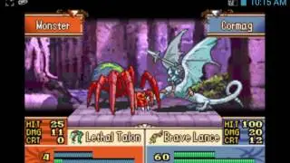 Fire emblem Sacred Stones final chapter Cormag (Wyvern knight) solo