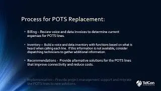 TelCon Services_2025   Multi Family   POTS Replacement