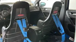 Kirkey seats installed! | MK7 Golf R