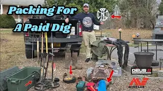 What I Bring To A Paid Metal Detecting Event | 2025 Relic Hunting Equipment and Settings