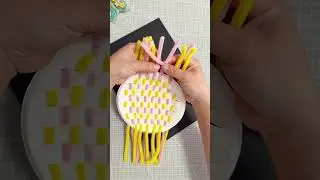 DIY Paper Plate Woven Basket | Easy Craft for Kids & Adults! #papercrafttutorial #papercrafter