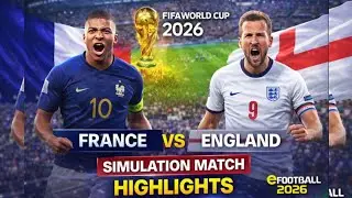 France vs England | FIFA World Cup 2026 | Full Simulation Match Highlights #worldcup2026 #worldcup