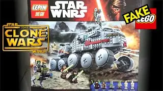 Fake Lego Lepin 05031 Clone Turbo Tank HAVw A6 Juggernaut Clone Wars on Kashyyyk Sets