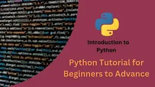 Introduction to Python