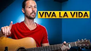 Урок игры на акустической гитаре Viva La Vida от Coldplay