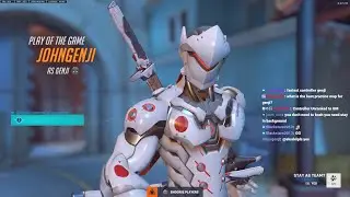 POTG! 22K DMG! FASTEST GENJI! NECROS GENJI OVERWATCH 2 SEASON 11 GAMEPLAY