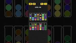 Ball Sort - Color Puzzle Game - Level 145 - Walkthrough SOLVED by RobotPlayer AI!!!