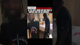 Fianc&eacute; passes away on his birthday 😢 in hotel for his surprise getaway
