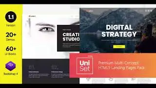 UniSet - Premium Multi-Concept Landing Pages Pack | Themeforest Website Templates and Themes