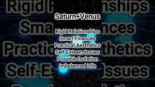 Saturn Venus Conjunction #planetaryconjunction #planetaryinfluence #planetsinastrology #hindujyotish