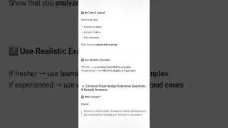 fraud analyst interview questions and answers #interview #amlkyc #fraud #yt #antimoneylaundering #1k
